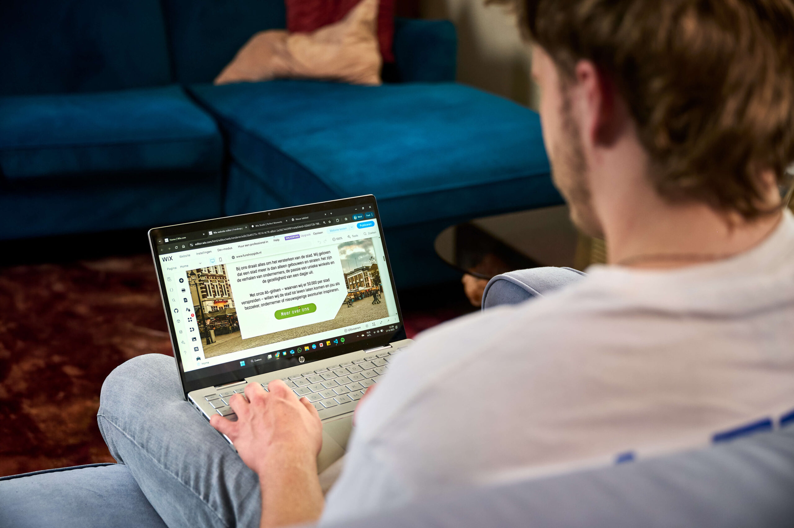 Sepp Stokbroekx van NixoWebBuilding, specialist in professionele Wix websites